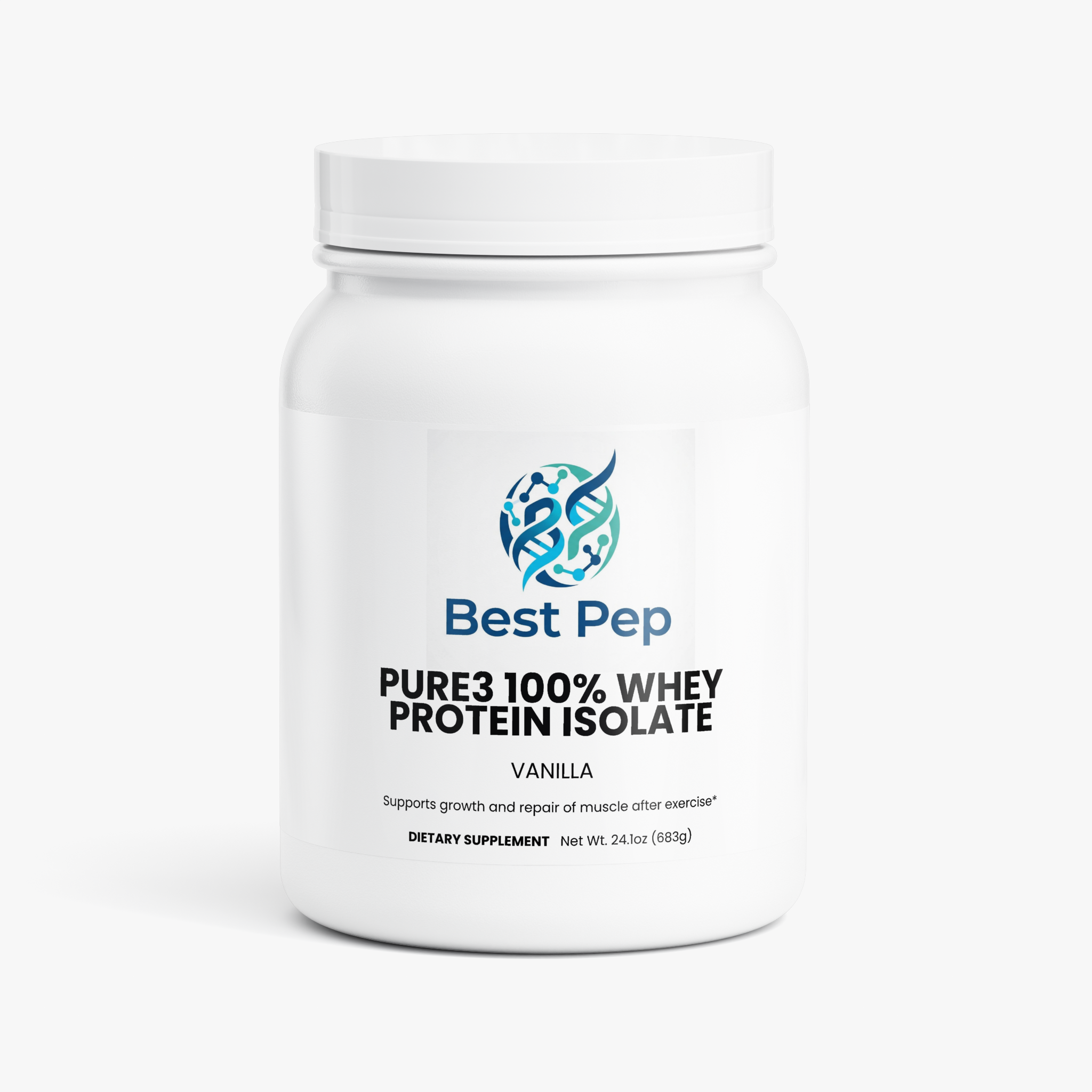 Pure3 100% Whey Protein Isolate (Vanilla)