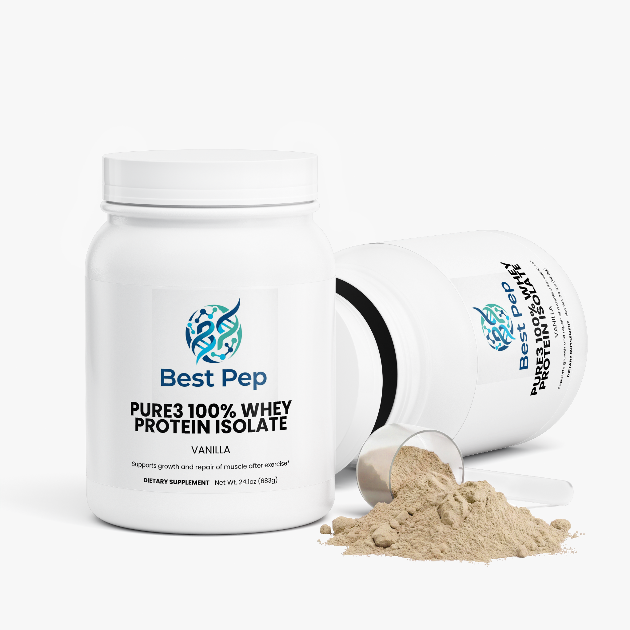 Pure3 100% Whey Protein Isolate (Vanilla)